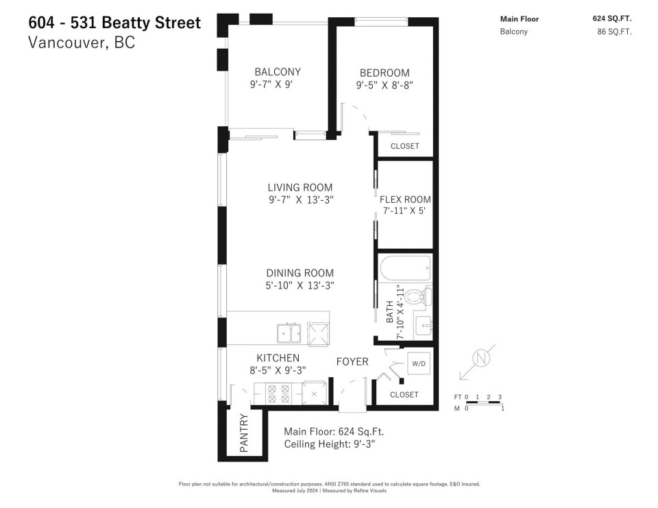 Photo 11 at 604 - 531 Beatty Street, Downtown VW, Vancouver West